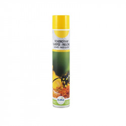 BOMBE AEROSOL FOUDROYANT GUEPES FRELONS 750ML - TYPE POMPIER