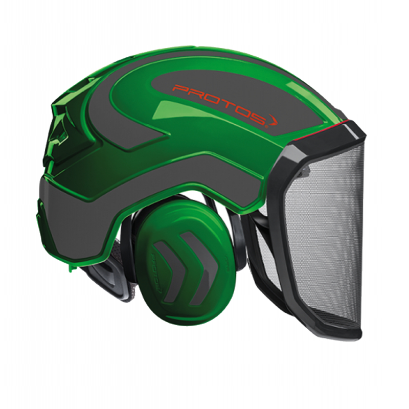 CASQUE FORESTIER INTEGRAL PROTOS VERT/GRIS 83