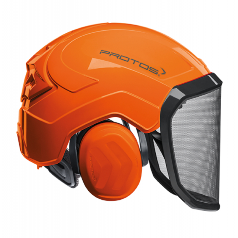 CASQUE FORESTIER INTEGRAL PROTOS ORANGE 60