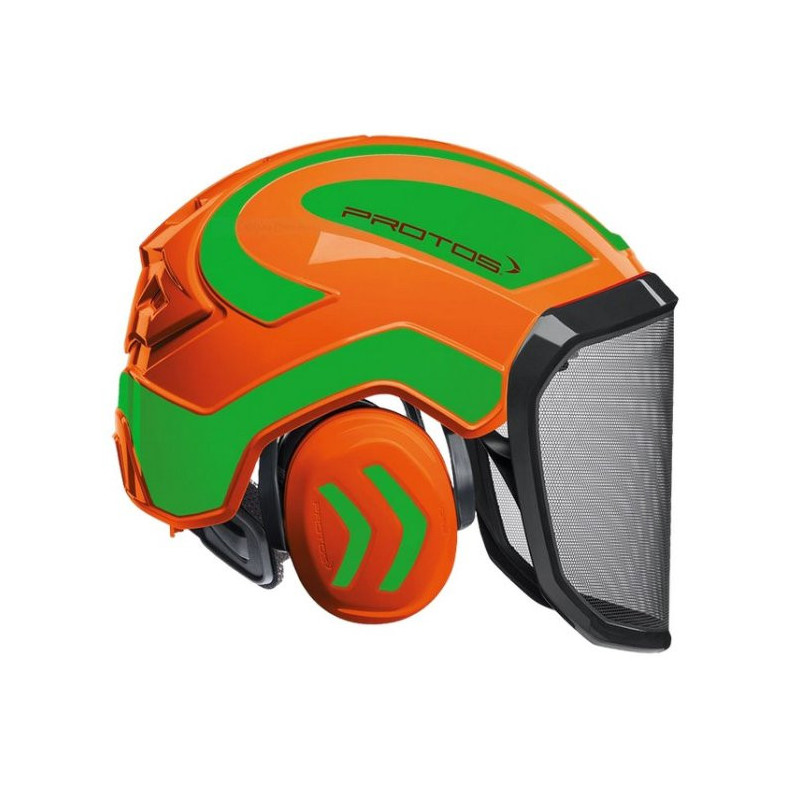 CASQUE ARBORIST INTEGRAL PROTOS ORANGE/VERT