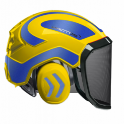 CASQUE ARBORIST INTEGRAL PROTOS JAUNE BLEU/METAL 250