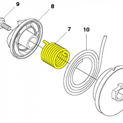RESSORT DE LANCEUR HUSQVARNA