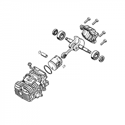 CYLINDRE PISTON STIHL MS193T OCCASION