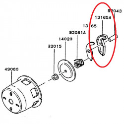 CLIQUET FER LANCEUR KAWASAKI