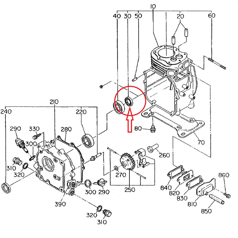 JOINT SPI ROBIN SUBARU