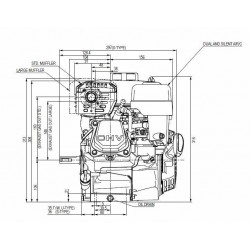 MOTEUR HONDA GX120LX4