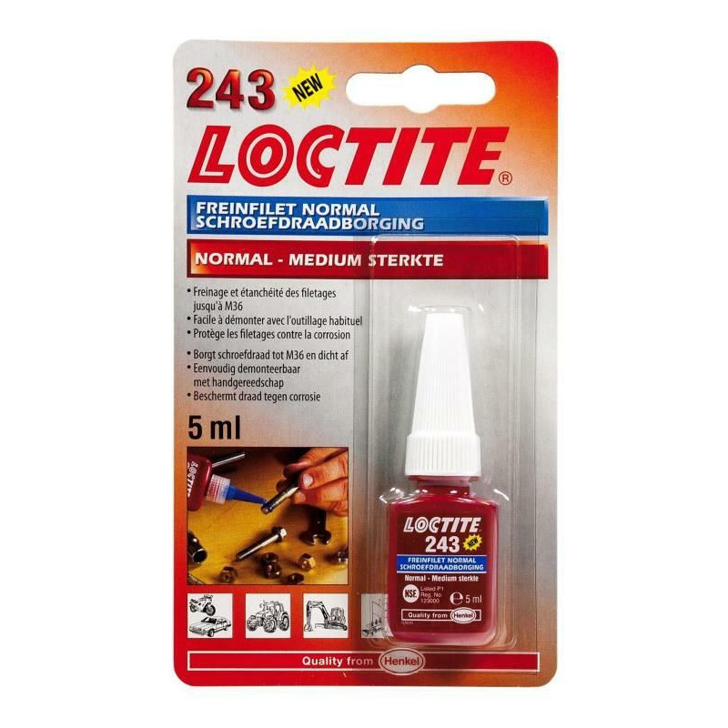 FREIN FILET BLEU - LOCTITE 243 - 5 / 24 ML