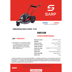 TONDEUSE HERBES HAUTES SARP DE513R