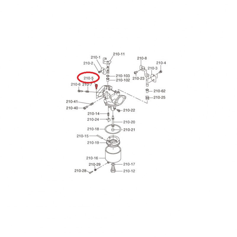 GICLEUR RALENTI ROBIN EY40