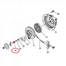 RESSORT FRICTION LANCEUR ROBIN