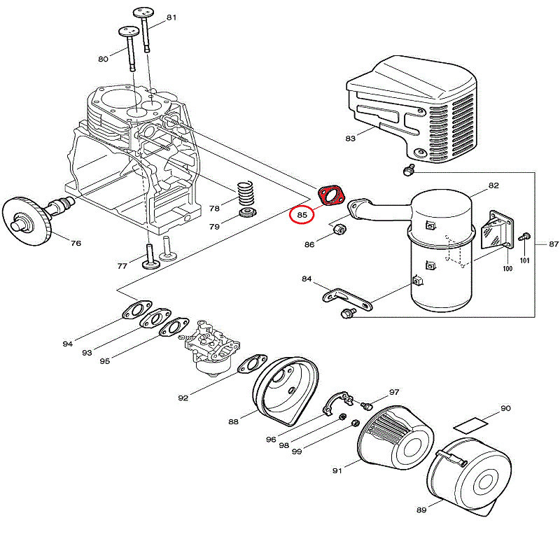 JOINT ECHAPPEMENT ROBIN EY28