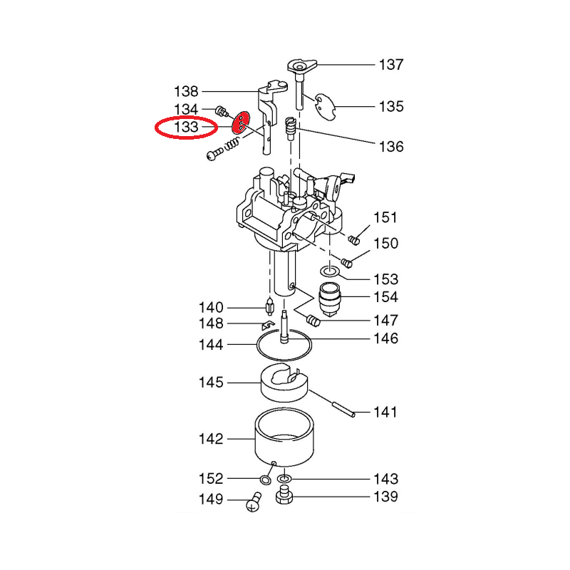 VOLET CARBURATEUR ROBIN