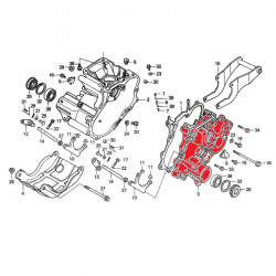 BOITE DE TRANSMISSION GAUCHE HONDA