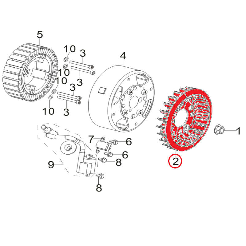 VENTILATION DE VOLANT ROBIN WORMS SUBARU RATO