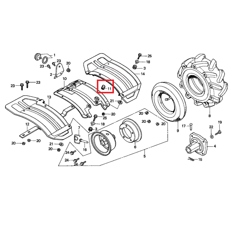 BUTEE DE BRAS DE TENSION