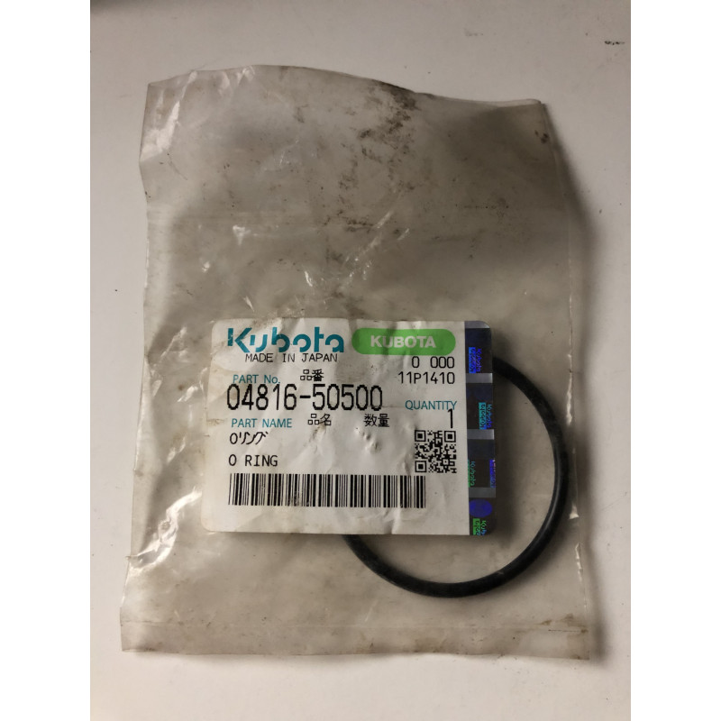 JOINT TORIQUE 0481650500 D'ORIGINE KUBOTA